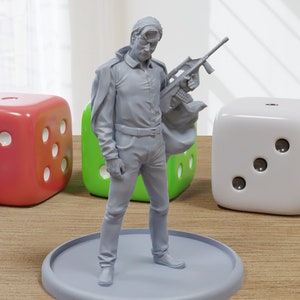 The President - 3D Printed Minifigure for Zombie Post Apocalyptic Miniature Tabletop Games TTRPG