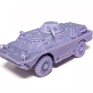 BRDM-2 amphibious armored scout car | 28mm / 20mm / 15mm Wargaming Vehicle Compatible with Team Yankee
