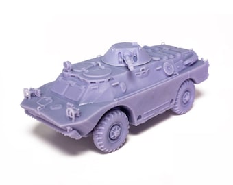 BRDM-2 amphibious armored scout car | 28mm / 20mm / 15mm Wargaming Vehicle Compatible with Team Yankee