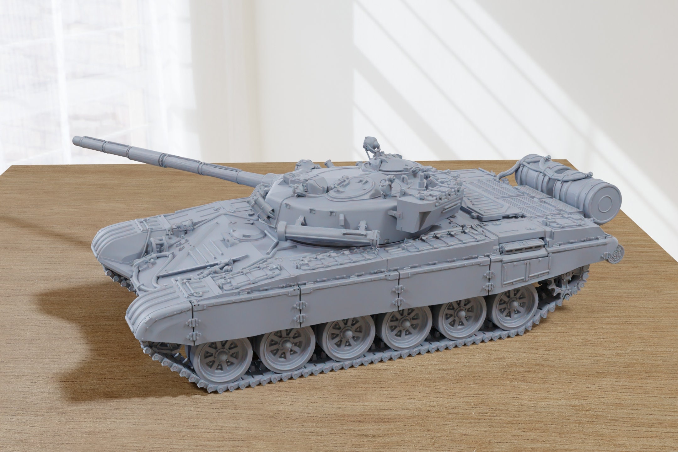 T-72A Soviet Main Battle Tank - 3D Resin Printed 28mm / 20mm T-72A Soviet Main Battle Tank - 3D Resin Printed 28mm / 20mm