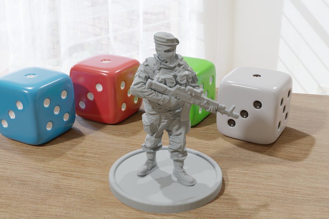 Commando - Modern Wargaming Miniatures for Tabletop RPG - 20mm / 28mm ...
