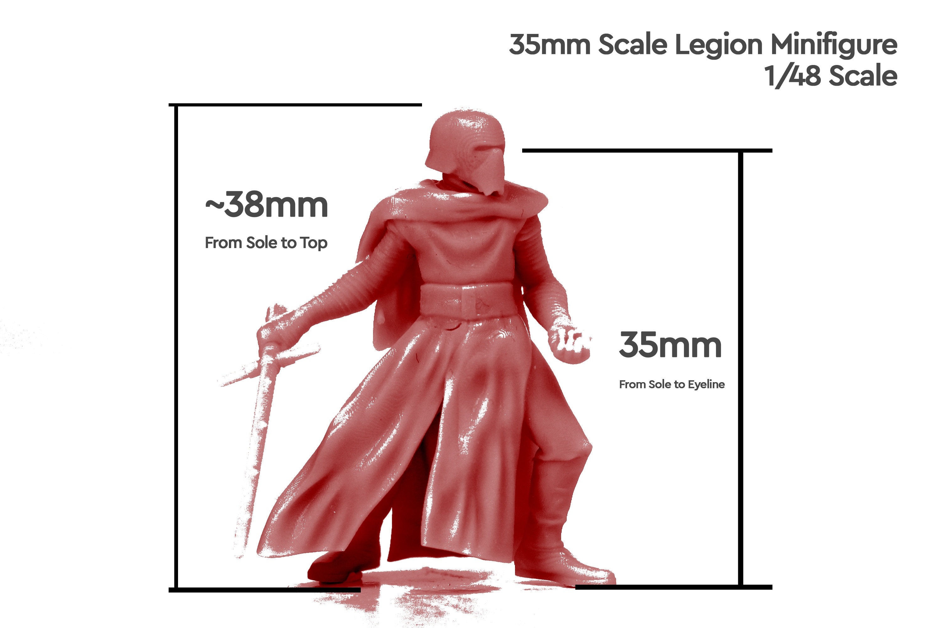 Boba Fett Star Wars Legion 35mm Proxy Miniature for Tabletop RPG Hero Pose