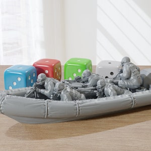 US Navy Seals RHIB Boat Assault - 3D Printed Mini&#39;s - Modern Wargaming 28mm / 32mm Scale