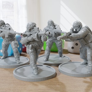 Special Weapons Operators - Modern Wargaming Miniatures for Tabletop RPG - 28mm / 32mm Scale Minis