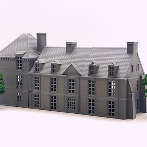 Chateau st Come Brevile - Tabletop Wargaming WW2 Terrain | Proxy 3D Printed Miniature for Bolt Action - Chain of Command - Flames of War