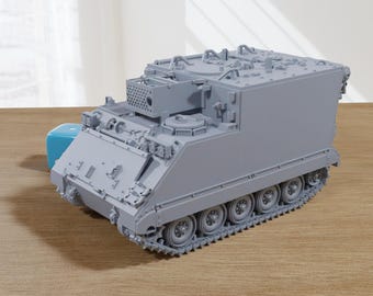 M577A2 - US Army command post carrier - 3D Printed Miniature Tabletop Wargaming Combat Vehicle 28mm / 15mm  Scale