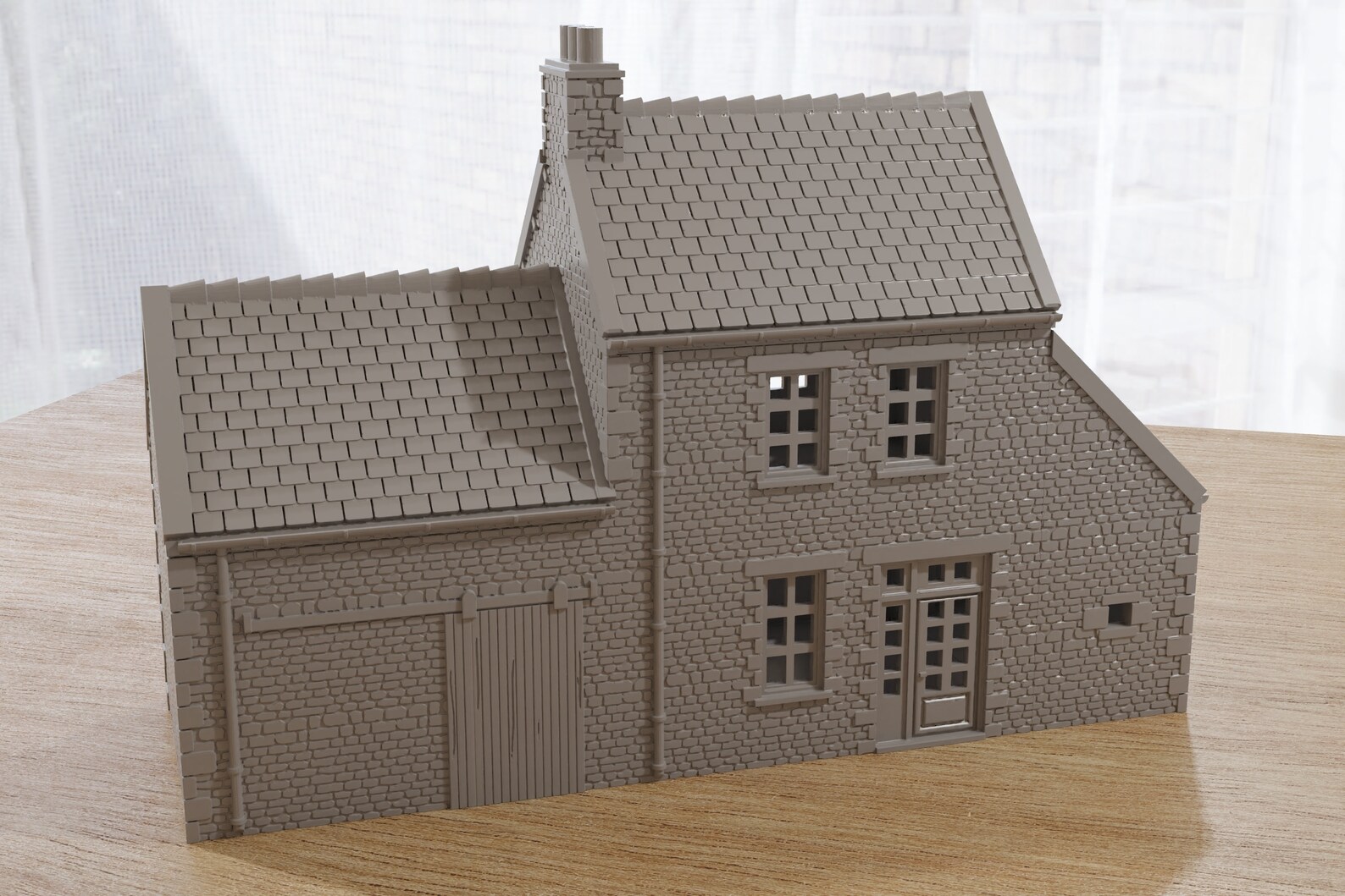 Décor De Wargame 3D – Quatre Bras Farmhouse A – Waterloo – Terrain Napoléon