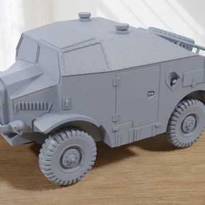 Morris C8 Quad Field Artillery Tractor WW2 British 3D Resin Printed 28 mm / 20 mm / 15 mm Miniatura Tabletop Wargaming Vehicle