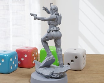 Sabine - 35mm Scale Proxy Minifigure for Sci-Fi Tabletop Wargames like SW Legion