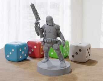 Boba Fett - Star Wars Legion 35mm Proxy Miniature for Tabletop RPG