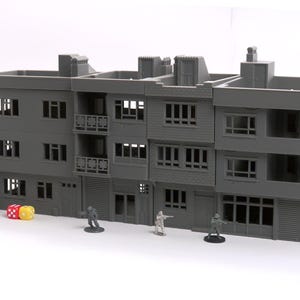 Modern Middle East Urban Buildings - 3D Printed Miniature Wargaming Terrain in Various Scales