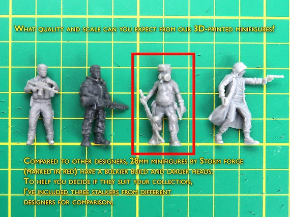 Stalker Jester - 3D Printed Minifigures - Post Apocalyptic