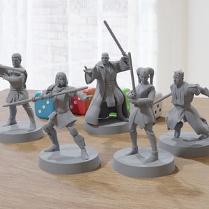 Jedi Knights - Star Wars Legion 35mm Proxy Miniature for Tabletop RPG