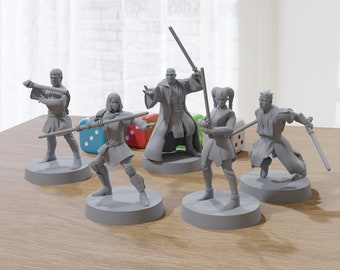 Jedi Knights - Star Wars Legion 35mm Proxy Miniature for Tabletop RPG