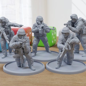 Ukranian Special Forces Unit - 3D Printed Minifigures for Modern Tabletop Wargaming 28mm / 32mm Scale