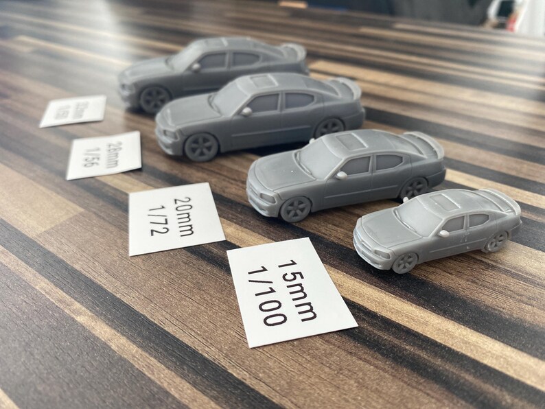 Modern Sedan - 3D Printed Vehicle for Miniature Tabletop Wargames TTRPG ...