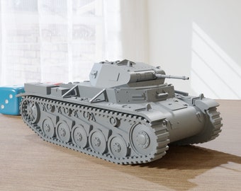 第二次世界大戦ドイツ戦車ミニチュア：3D樹脂プリント製ウォーゲーム用車両（28mm/20mm/15mm）