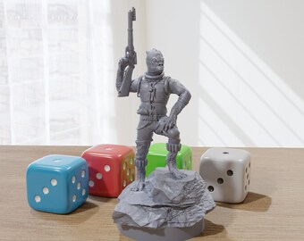 Bossk - Hero Pose - Star Wars Legion 35mm Proxy Miniature for Tabletop RPG