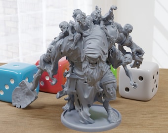 Grave Digger Zombie - 3D Printed Minifigure for Zombie Post Apocalyptic Miniature Tabletop Games TTRPG