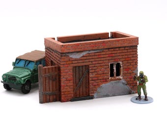 3D Printed Camp Shed: ZONA ALFA Wargaming Terrain