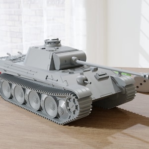 PZ.Kpfw V &#39;Panther&#39; - WW2 German Tank - 3D Resin Printed 28mm / 20mm / 15mm Miniature Tabletop Wargaming Vehicle