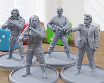 Nakatomi Heist OPFOR - 28mm/32mm Scale 3D Printed Miniatures for Miniature Wargaming & Tabletop RPGs