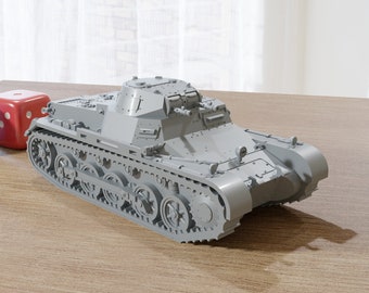PZ.Kpfw I Ausf B - WW2 German Tank - 3D Resin Printed 28mm / 20mm / 15mm Miniature Tabletop Wargaming Vehicle