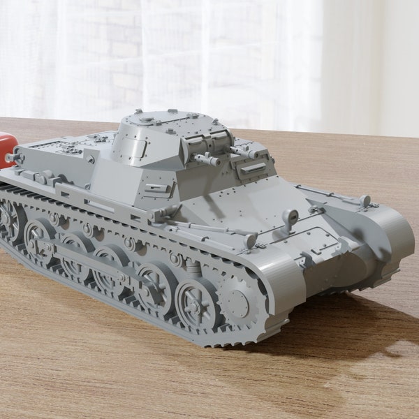 PZ.Kpfw I Ausf B - WW2 German Tank - 3D Resin Printed 28mm / 20mm / 15mm Miniature Tabletop Wargaming Vehicle