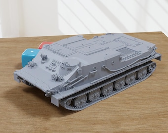 BTR-50 Soviet APC - 3D Printed Miniature Tabletop Wargaming Combat Vehicle 28mm / 15mm  Scale