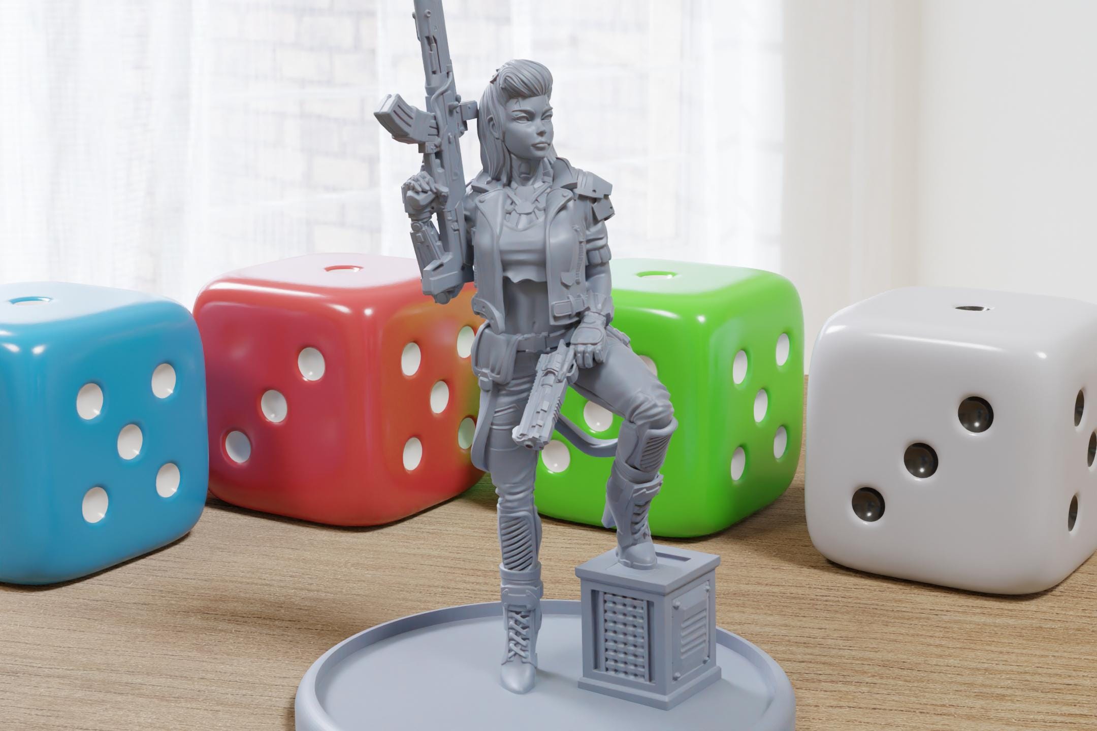 Figurine Sci-Fi 28mm In Metallo Bianco - Scegli Il Tuo Modello - Inserzione Multipla