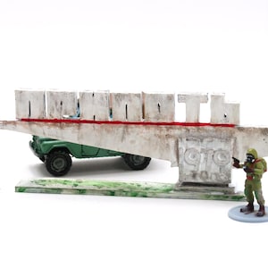 ZONA ALFA Pripyat Ghost Town Sign - 28mm RPG Miniatures Gaming Terrain