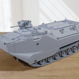 AAVP-7A1 Tracked Amphibious Landing Vehicle - 3D Resin Printed 28mm / 20mm / 15mm Miniature Tabletop Wargaming Combat Vehicle