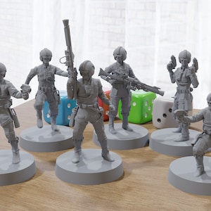 Rebel Pilots - Star Wars Legion 35mm Proxy Miniature for Tabletop RPG