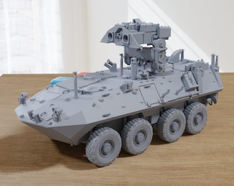 LAV AT APC - 3D Resin Printed 28mm / 20mm / 15mm Miniature Tabletop Wargaming Combat Vehicle