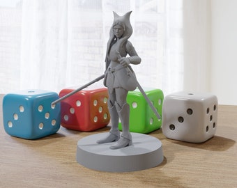 Ahsoka - Star Wars Legion 35mm Proxy Miniature for Tabletop RPG