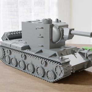 Pz.Kpfw. KW II 754 (r) - WW2 German Tank - 3D Resin Printed 28mm / 20mm / 15mm Miniature Tabletop Wargaming Vehicle