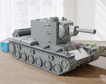 Pz.Kpfw. KW II 754 (r) - WW2 German Tank - 3D Resin Printed 28mm / 20mm / 15mm Miniature Tabletop Wargaming Vehicle