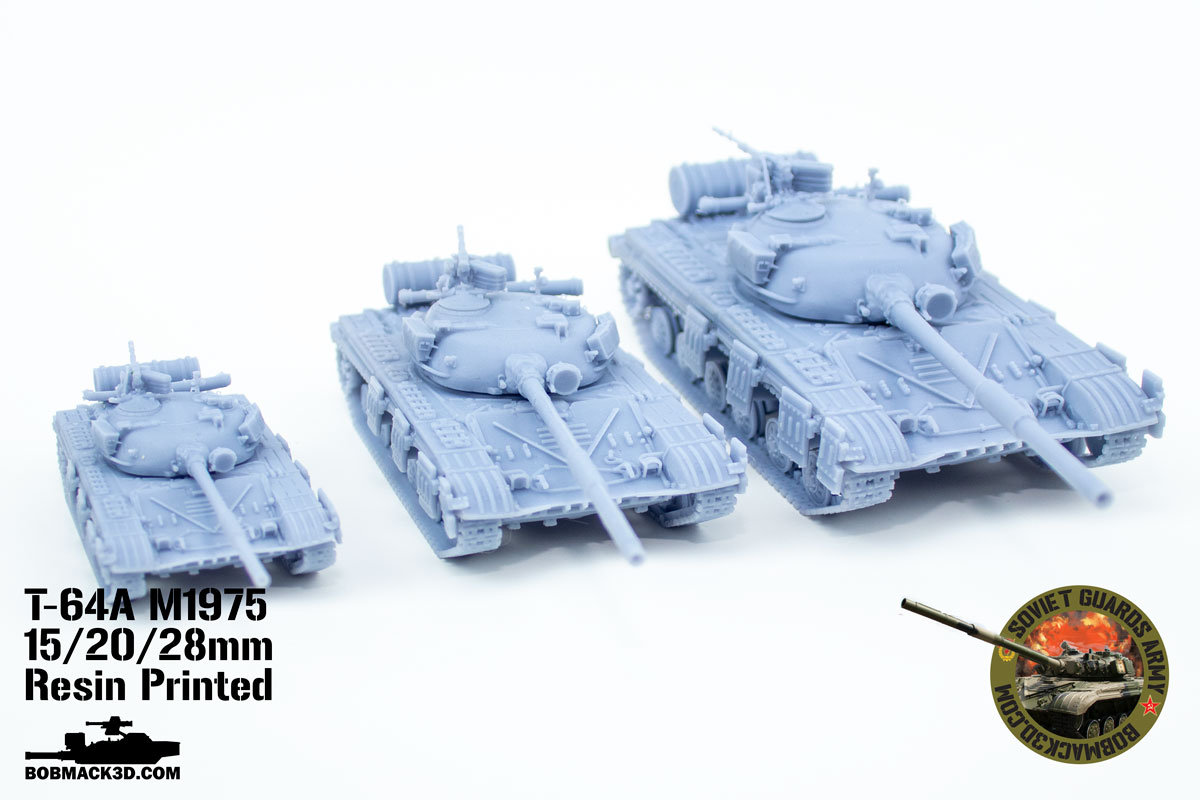T-64 Main Battle Tank 28mm / 20mm / 15mm Wargaming Vehicle - Etsy