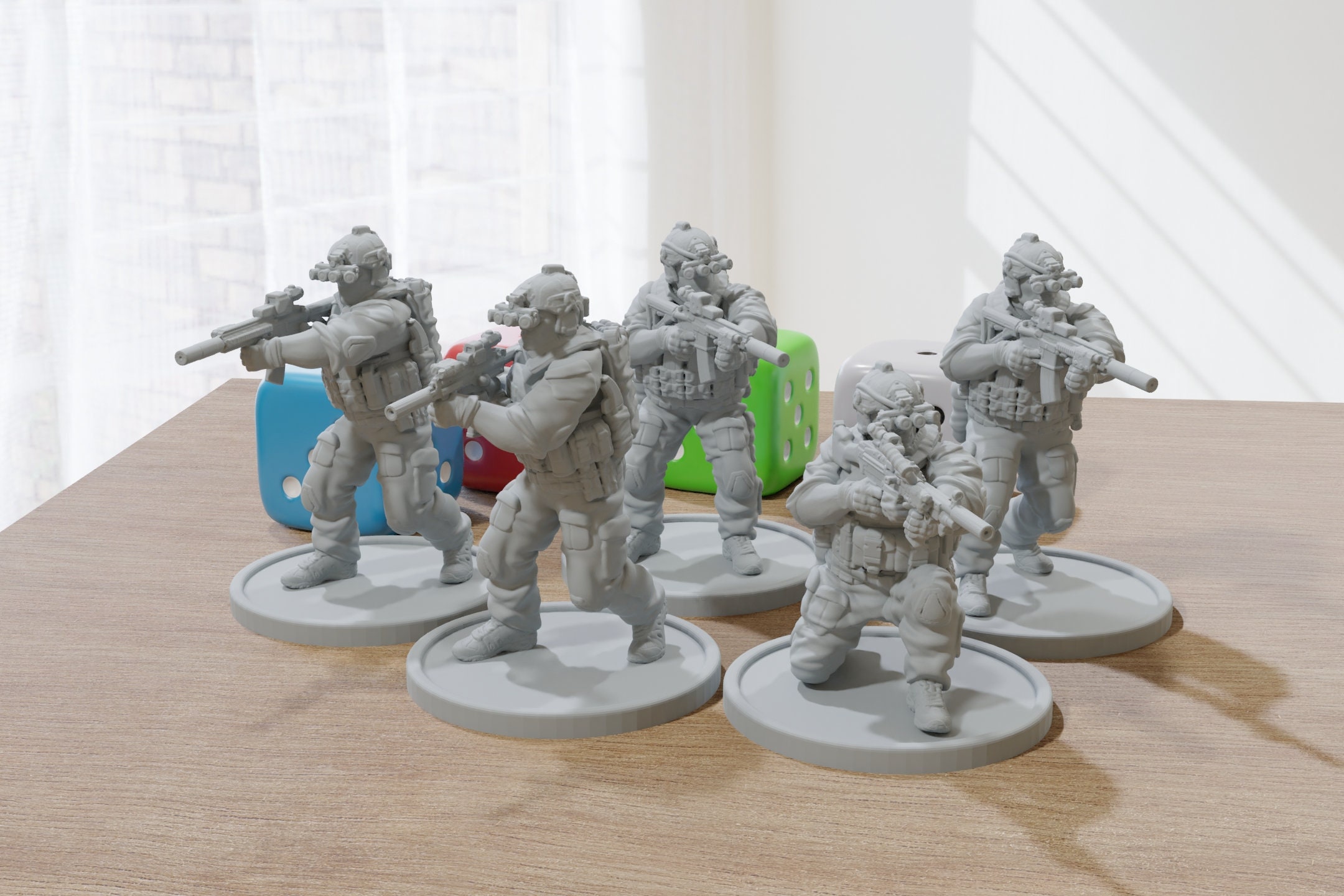 US Navy Seals Element - 5 szt. - Nowoczesne figurki do gier US Navy Seals Element - 5 szt. - Nowoczesne figurki do gier