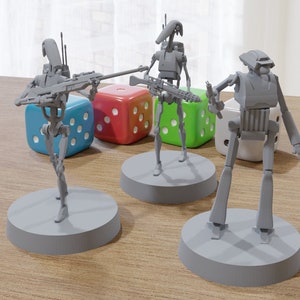 Droids Trio - Star Wars Legion 35 mm Proxy Miniatur für Tabletop-Rollenspiel