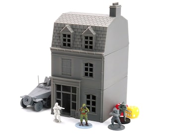 Décors 3D Wargame – Grande Gare Hangar Remise, Terrain FOW Bolt Action WWII05