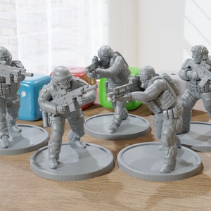 US Special Forces - Modern Wargaming Miniatures for Tabletop RPG - 28mm / 32mm Scale Minifigures