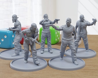 Street Gangsters - 3D Printed Minifigures for Modern Tabletop Wargaming 28mm / 32mm Scale