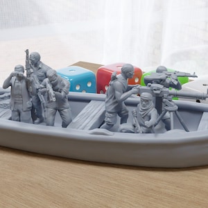 Modern Pirates - Modern Wargaming Miniatures for Tabletop RPG - 28mm / 32mm Scale Minifigures