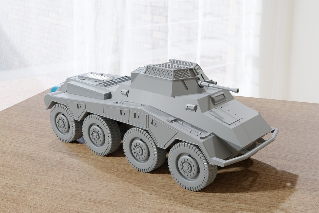 SD.KFZ 234/1 German WW2 Sonderkraftfahrzeug - 3D Resin Printed 28mm ...