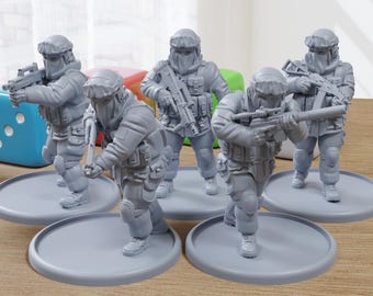 Kraken Artic Opfor - 28mm/32mm Scale 3D Printed Miniatures for Miniature Wargaming & Tabletop RPGs