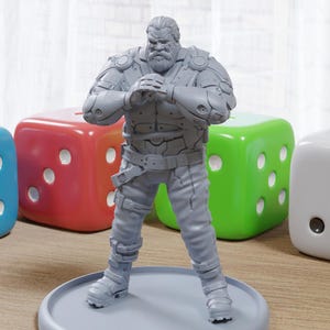 Big Rig - 3D Printed Mini - Cyberpunk / Sci-Fi - Tabletop Miniature Wargaming - 28mm / 32mm Scale Minifigures