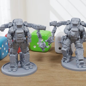 Colossus Platform - 3D Printed - Cyberpunk / Sci-Fi - Tabletop Miniature Wargaming - 28mm / 32mm Scale Minifigures