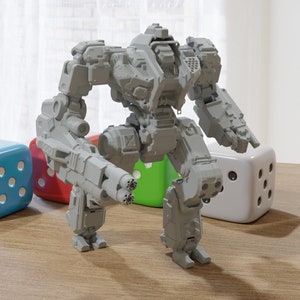 Power Mech GORYLA - 28mm Scale Miniature for Tabletop RPG Sci-Fi Wargames