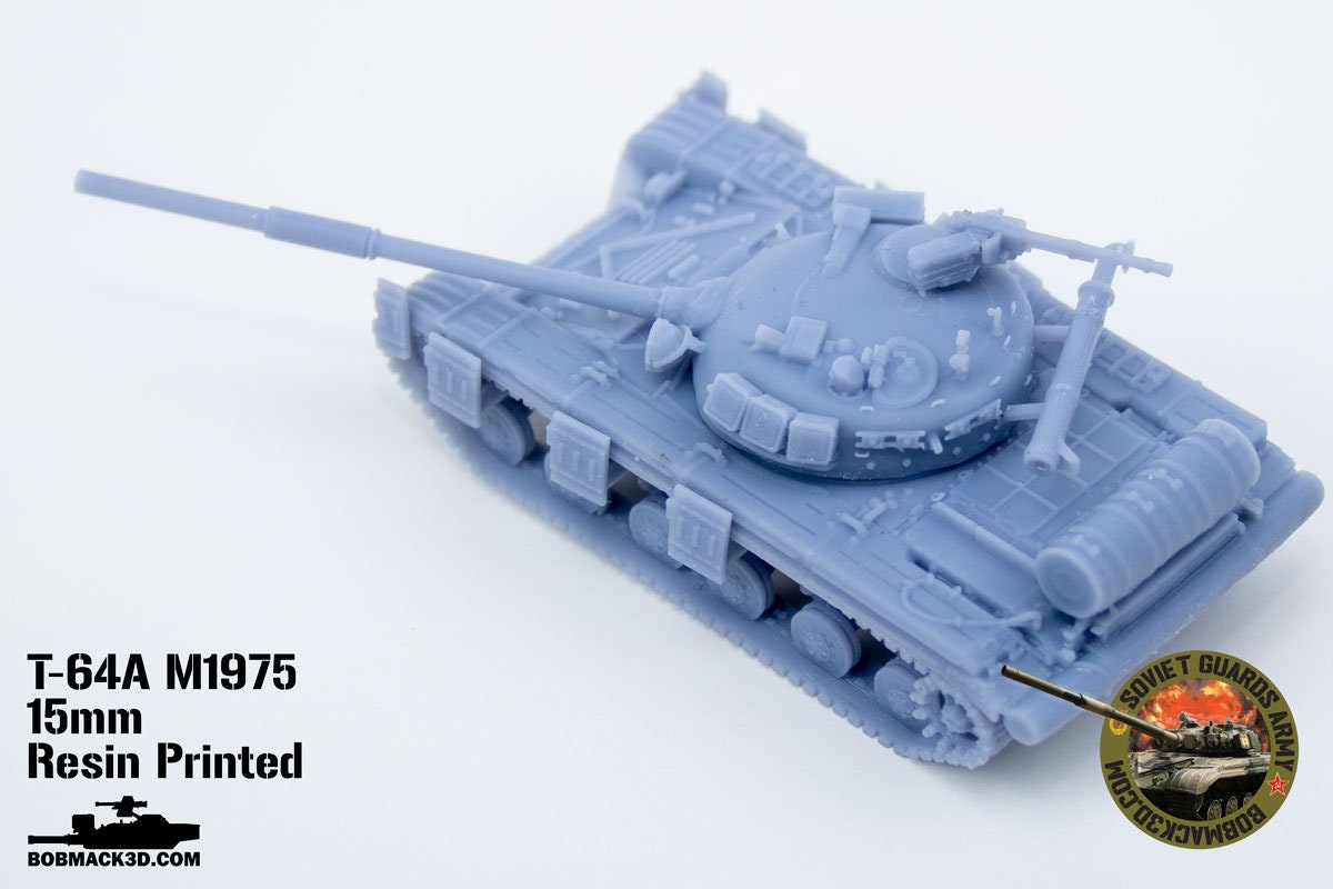 T-64 Main Battle Tank 28mm / 20mm / 15mm Wargaming Vehicle - Etsy